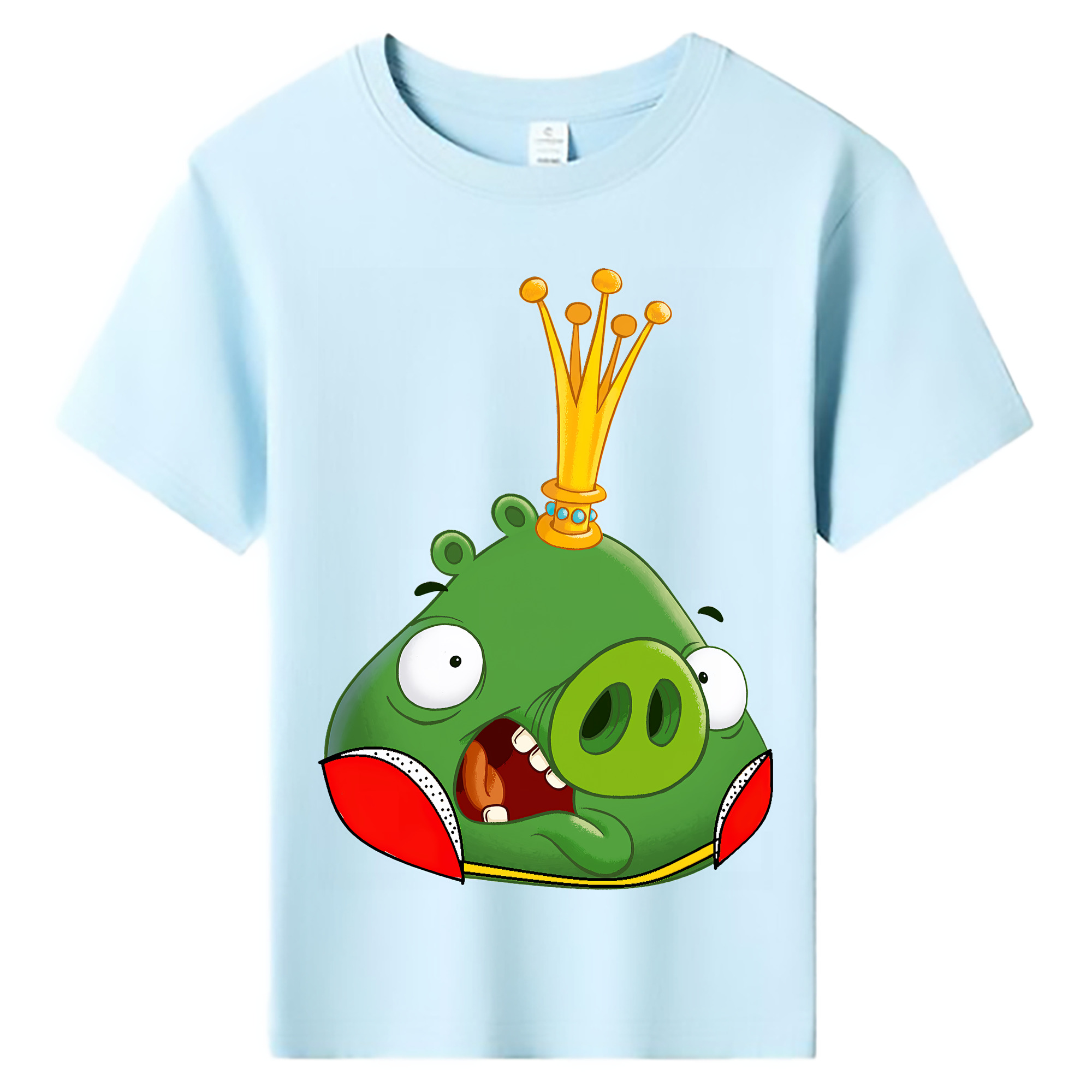 （画像用） Angry Birds アングリーバード 綿100％キッズTシャツ（フロントプリント）